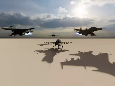 3d Model Sukhoi SU-34 Low-poly 3D model