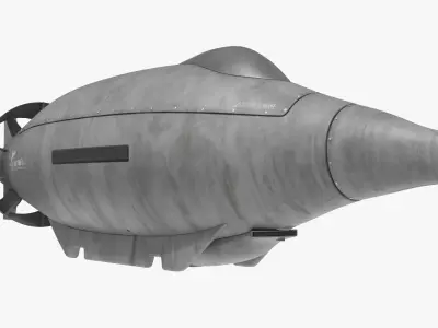 Greyshark GS P1 Bravo Marine Drone Dirt 3D model