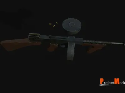 Thompson v1 LowRes Low-poly 3D model