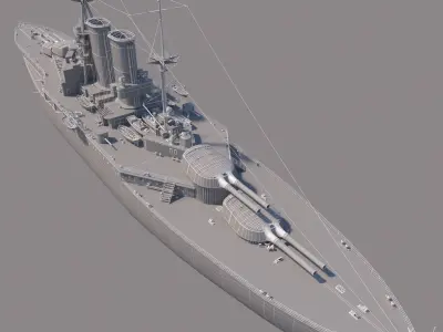 HMS Queen Elizabeth 3D model by c5