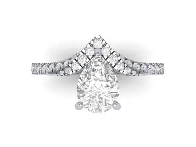 Wedding Ring 3D print model 68