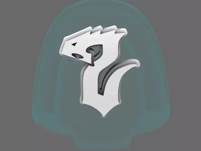 Void Serpents V10B Shoulder Symbols LEFT 3D print model