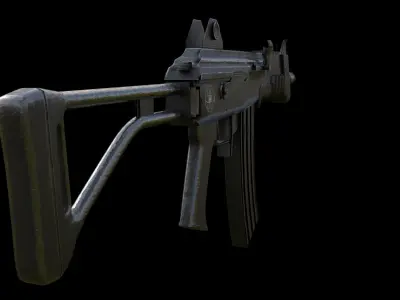 Imi galil mar microgalil Low-poly 3D model