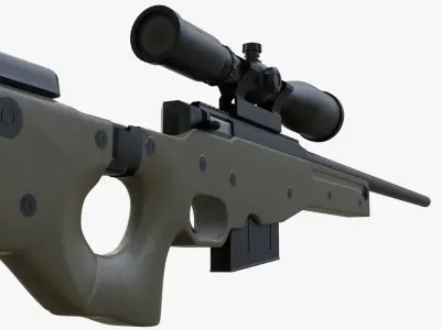 AWP Sniper Rifle 3D model purchase