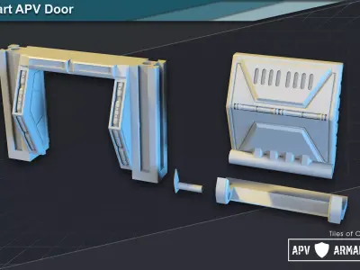 Tiles of Creation Vol 2 APV Armadillo 3D print model