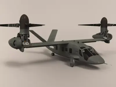 Bell V-280 Valor Low-poly 3D model