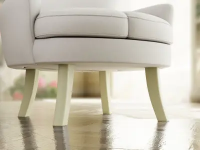 Furniture Accent Chairs Bohemian 012 Low-poly 3D model