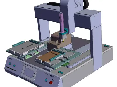 automatic screw locking machine for electronic products 3D model