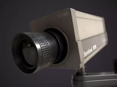 CCTV Camera Low-poly 3D model purchase