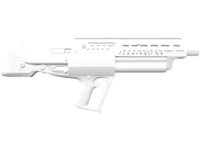 IWI Tavor TS12 rifle 3D print model