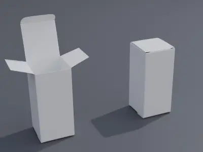 Packaging product box02 3D model