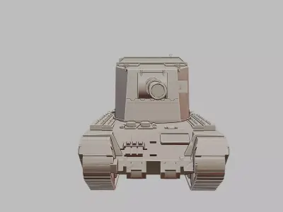 FV4005 Stage II Tank Destroyer 3D Printable Model 3D print model