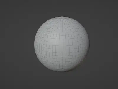 Sci-Fi Customizable procedural Planet Low-poly 3D model