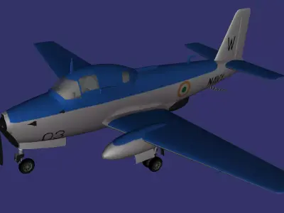 Breguet Br 1050 Alize Low-poly 3D model