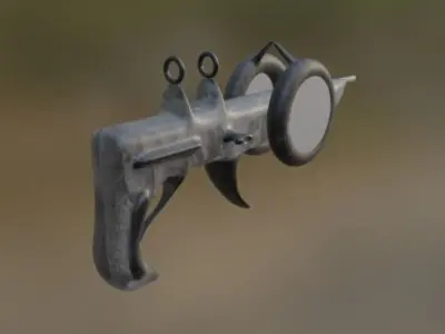 Alien weapon 3D model