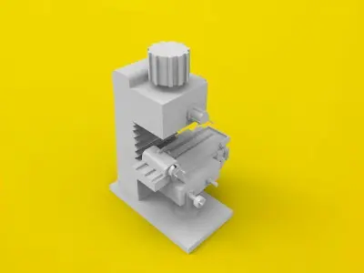 milling machine 3D print model
