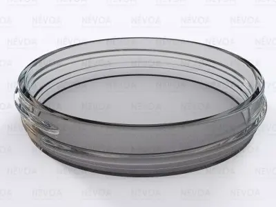 Glass finish - GME 21 00 - 83 mm - Continuous thread 3D model