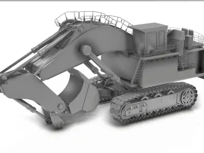 Heavy equipment - Vehicle 001 3D model