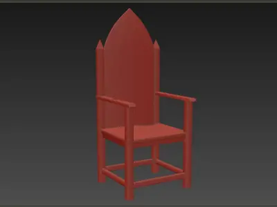 Medieval Rustic Low-poly 3D model