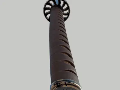 Samurai katana Free 3D model