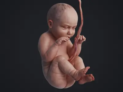  Human Fetus Animated 
