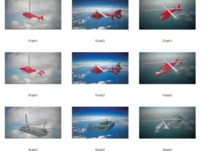 Dosch 3D - Airplane Concepts 3D model