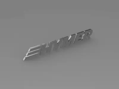 hymer logo 3D model by Sergey