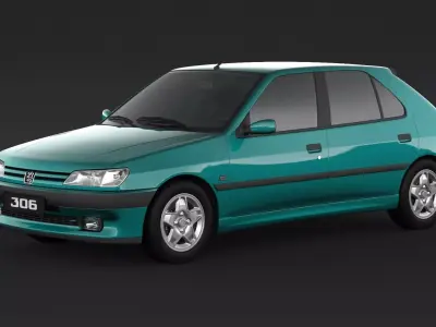 Peugeot 306 Mk1 Hatchback 3D model