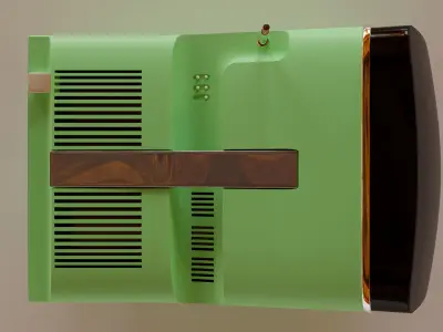 Portable Television 3D model