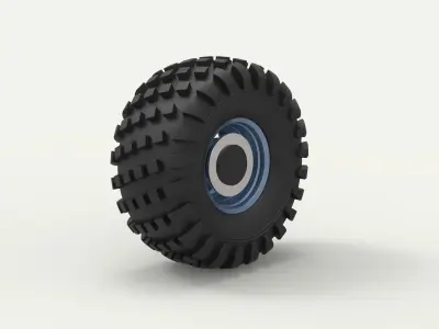 Offroad wheel 22 3D model