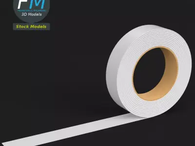 Duct tape mockup 1 3D model