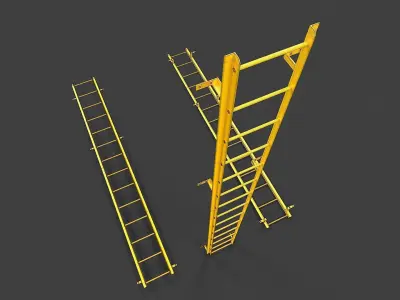 Ladder V01 - High Poly 3D model
