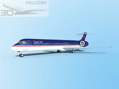 Falcon3D MD-80 Lion 3D model