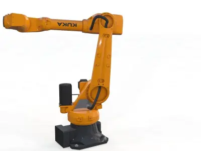 Robotic Arm Kuka Iontec Rigged  3D model