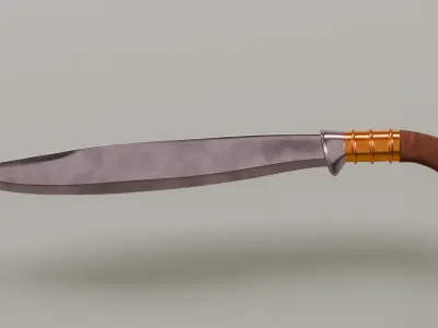 Machetes Weapon Pack 3D model