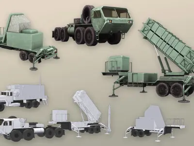 MIM-104 Patriot 3D Model Pack