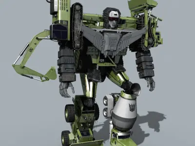 G1 DEVASTATOR - Fully Animated 3D model