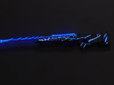 AWM GODZILLA PUBG MOBILE Low-poly 3D model