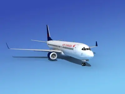 Boeing 737-800 Air Canada 3D model