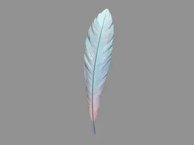 MistryFeatherA Stylized Low-poly 3D model