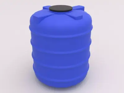 Water Storage Tank 02 3D model