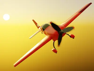 Small Plane 3D model purchase
