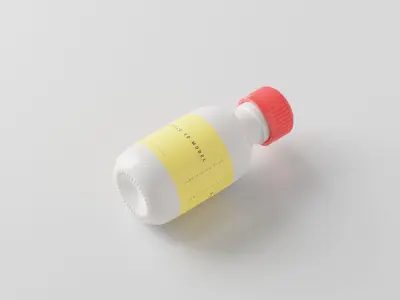 Medicine Bottle Low-poly 3D model