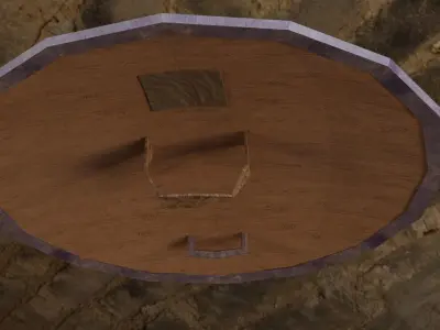 medieval shield lowpoly gameready pbr Low-poly 3D model