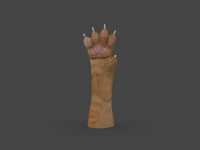 HAND-024 Cat Low-poly 3D model
