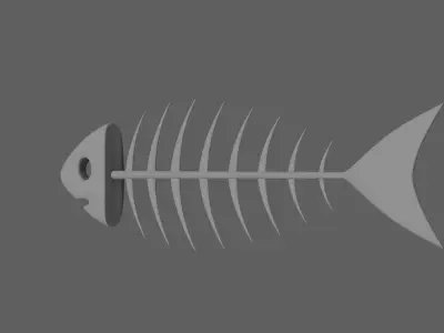 Fish Bone 3D model purchase