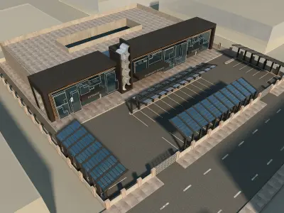 Public Center -updated- 3D model