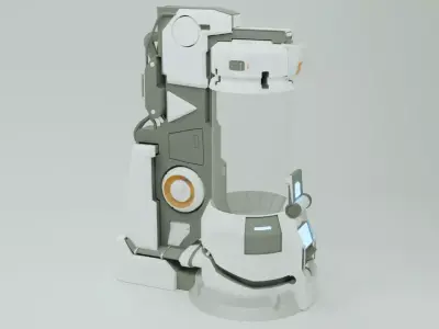 SC-FI 3D Model in blender  3D model
