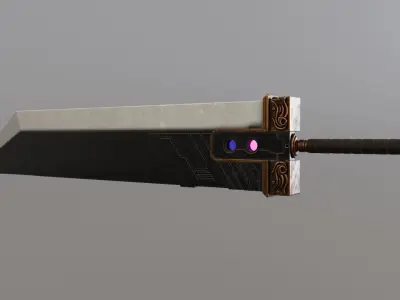 Final Fantasy Buster Sword 3D model purchase