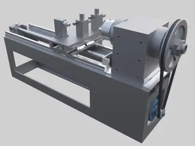 CNC Lathe DAG Module 3D model